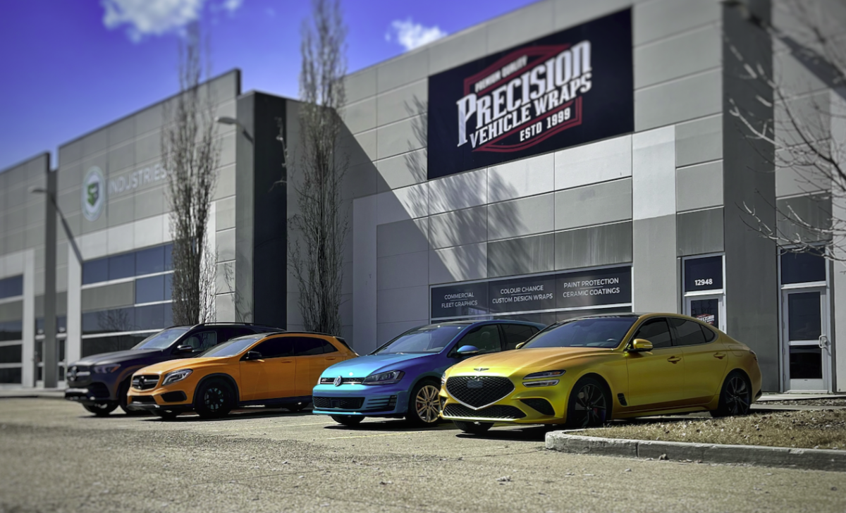 Vehicle wrap work from Precision Vehicle Wraps
