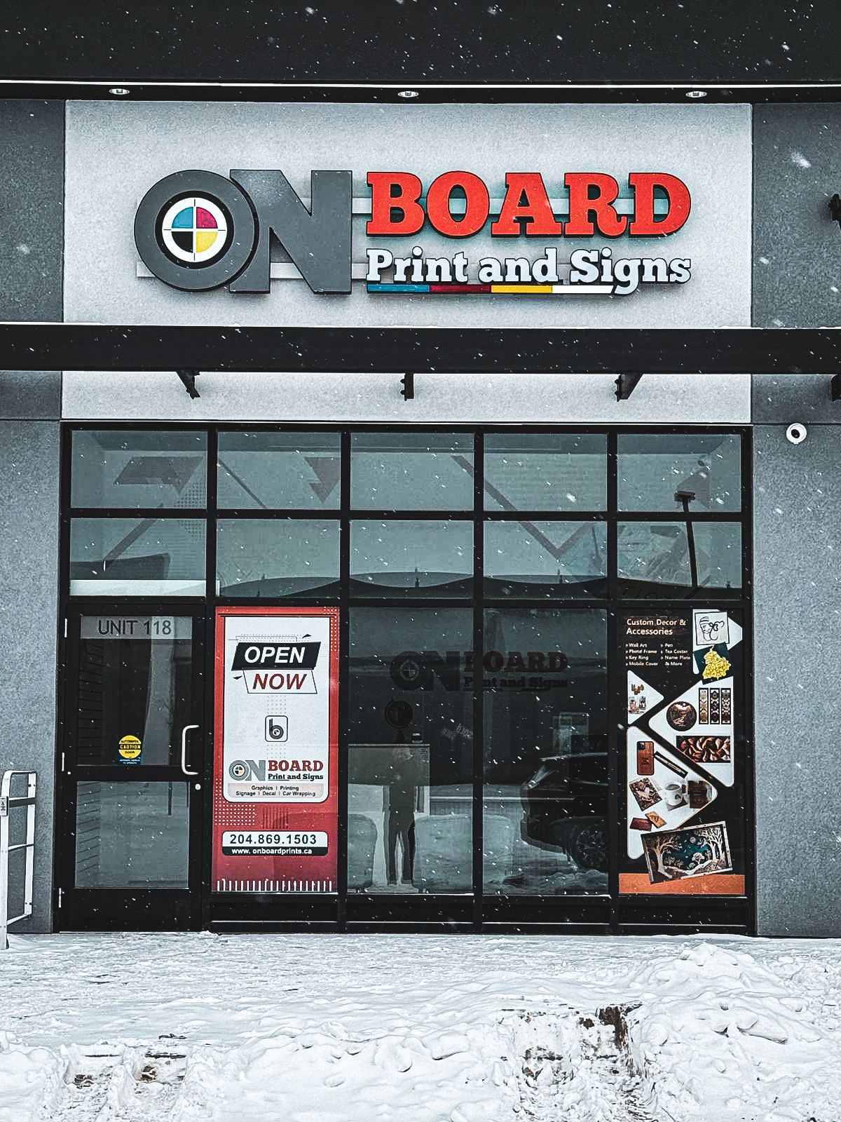 Vehicle wrap work from ON BOARD PRINT AND SIGNS