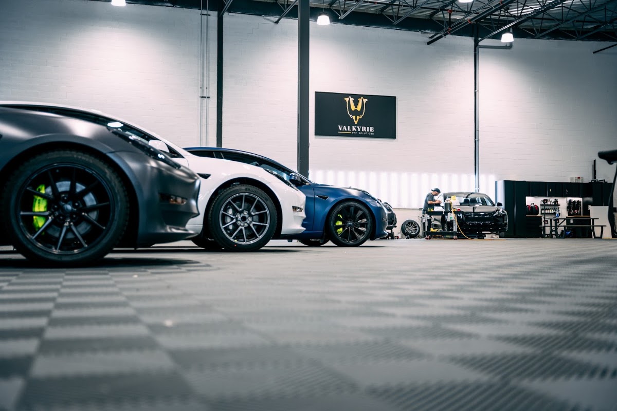 Vehicle wrap work from Valkyrie PPF Solutions