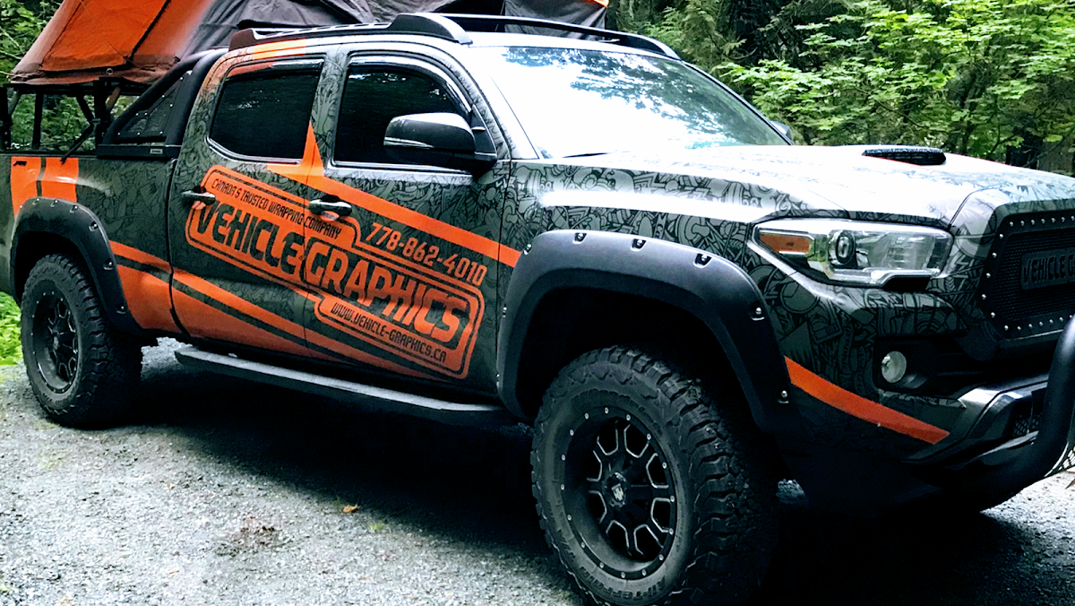 Vehicle wrap work from Vehicle Graphics