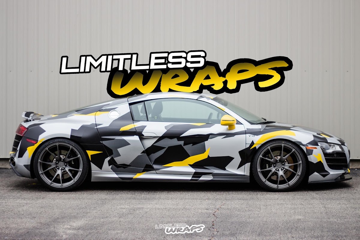Vehicle wrap work from Limitless Wraps