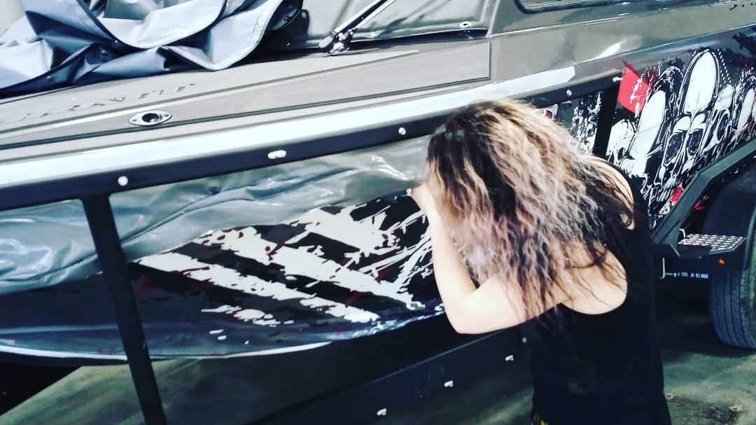Vehicle wrap work from Dirty Bird Wraps