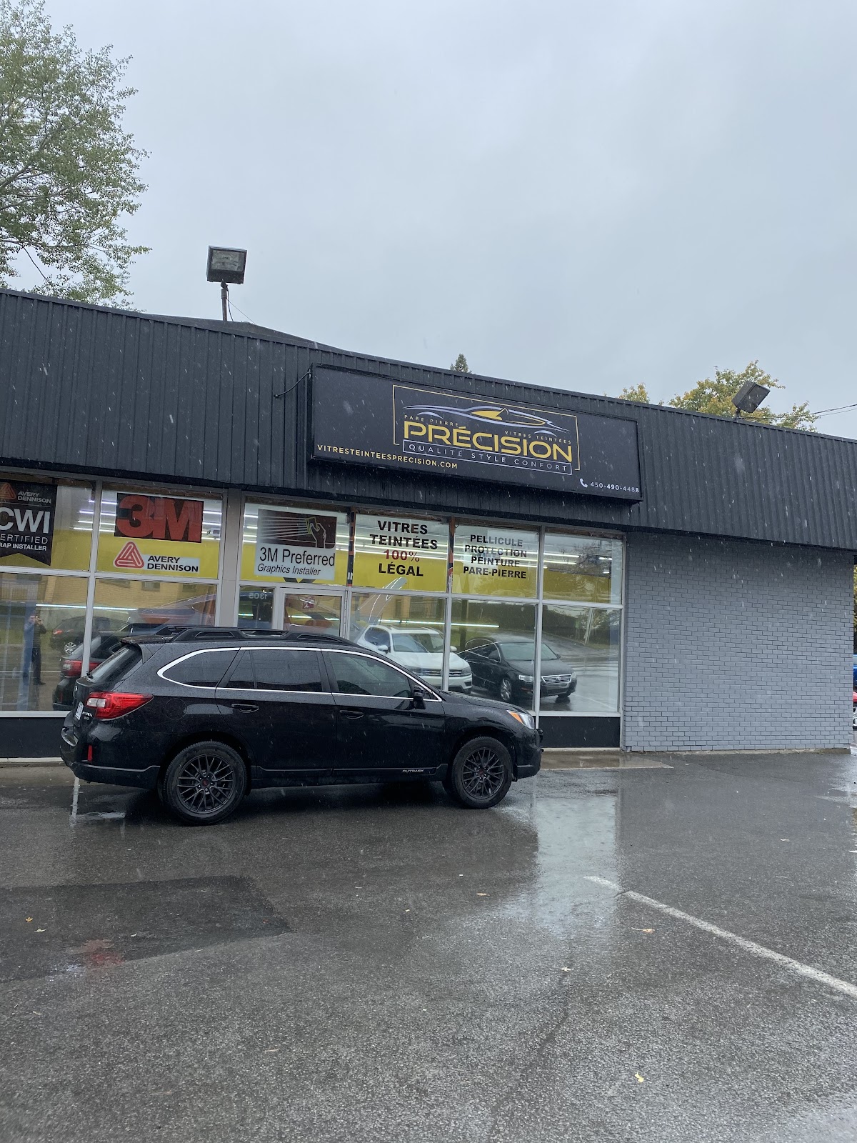 Vehicle wrap work from Précision PPF & Vitres Teintées