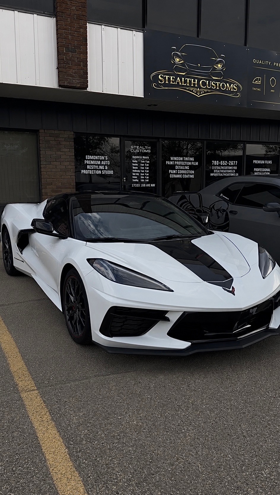 Vehicle wrap work from Stealth Customs
