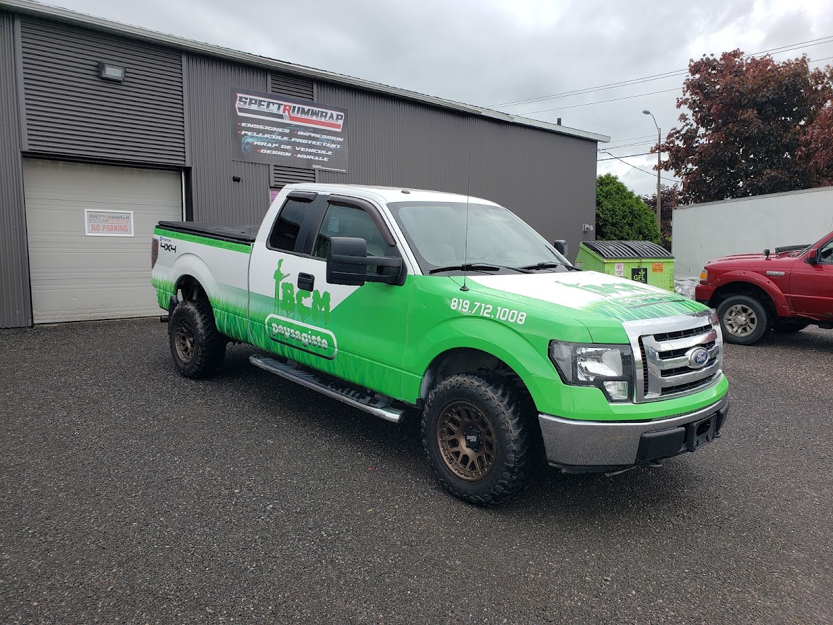 Vehicle wrap work from Spectrum Wrap