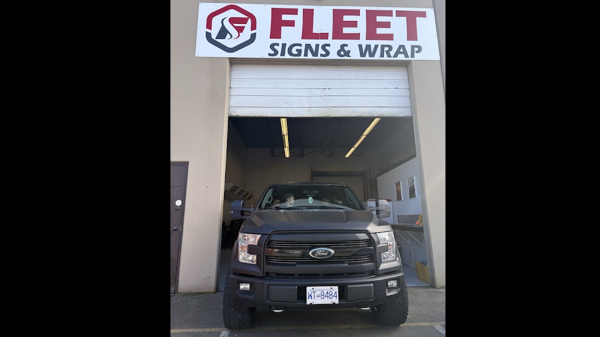 Vehicle wrap work from Fleet signs and wrap