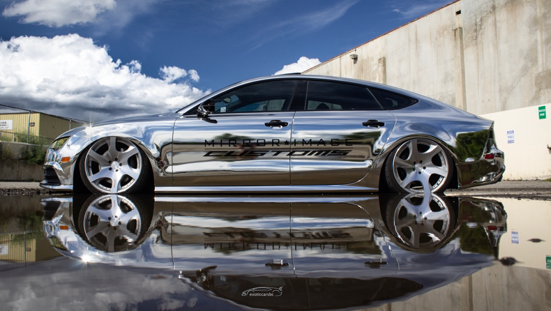 Vehicle wrap work from Mirror Image Customs