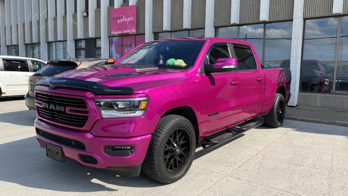Vehicle wrap work from Choice Wraps