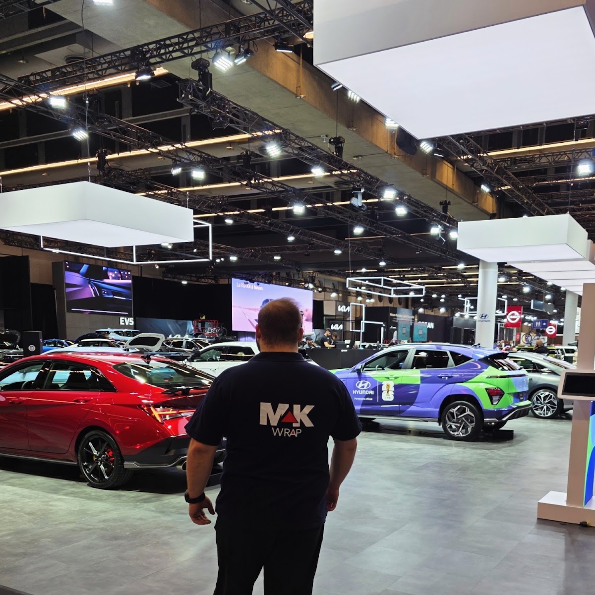 Vehicle wrap work from Mk Wrap