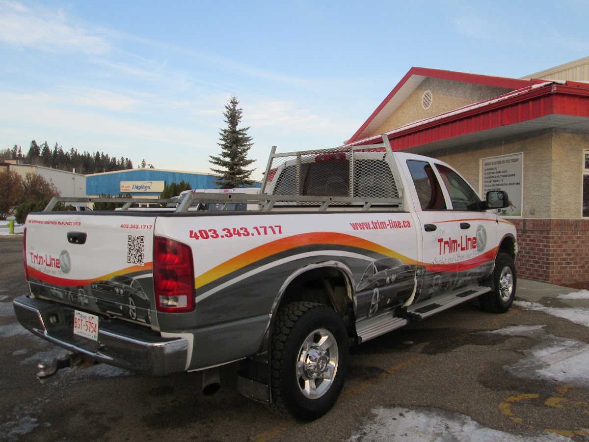 Vehicle wrap work from Trim-Line Of Central Alberta Ltd | Signs in Red Deer