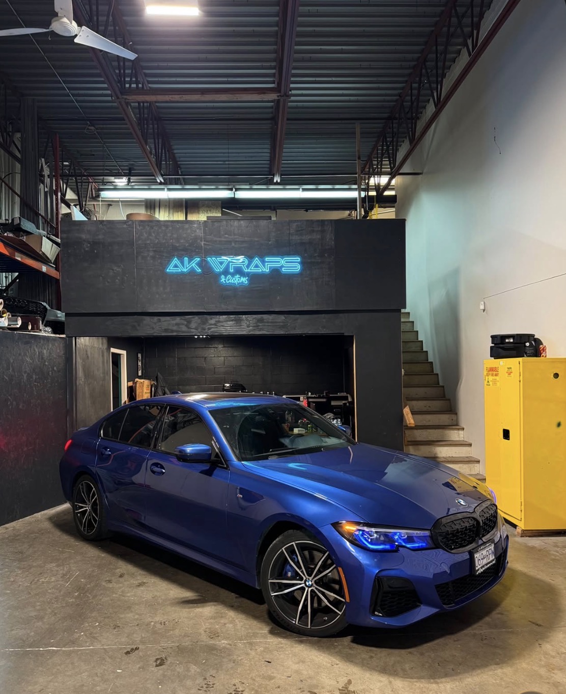 Vehicle wrap work from AK Wraps&Customs LTD