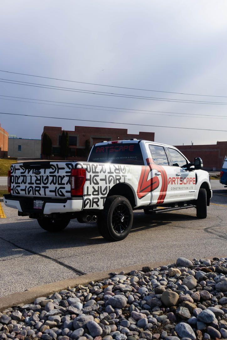 Vehicle wrap work from Outpacer - Design, Protect, Wrap, Create
