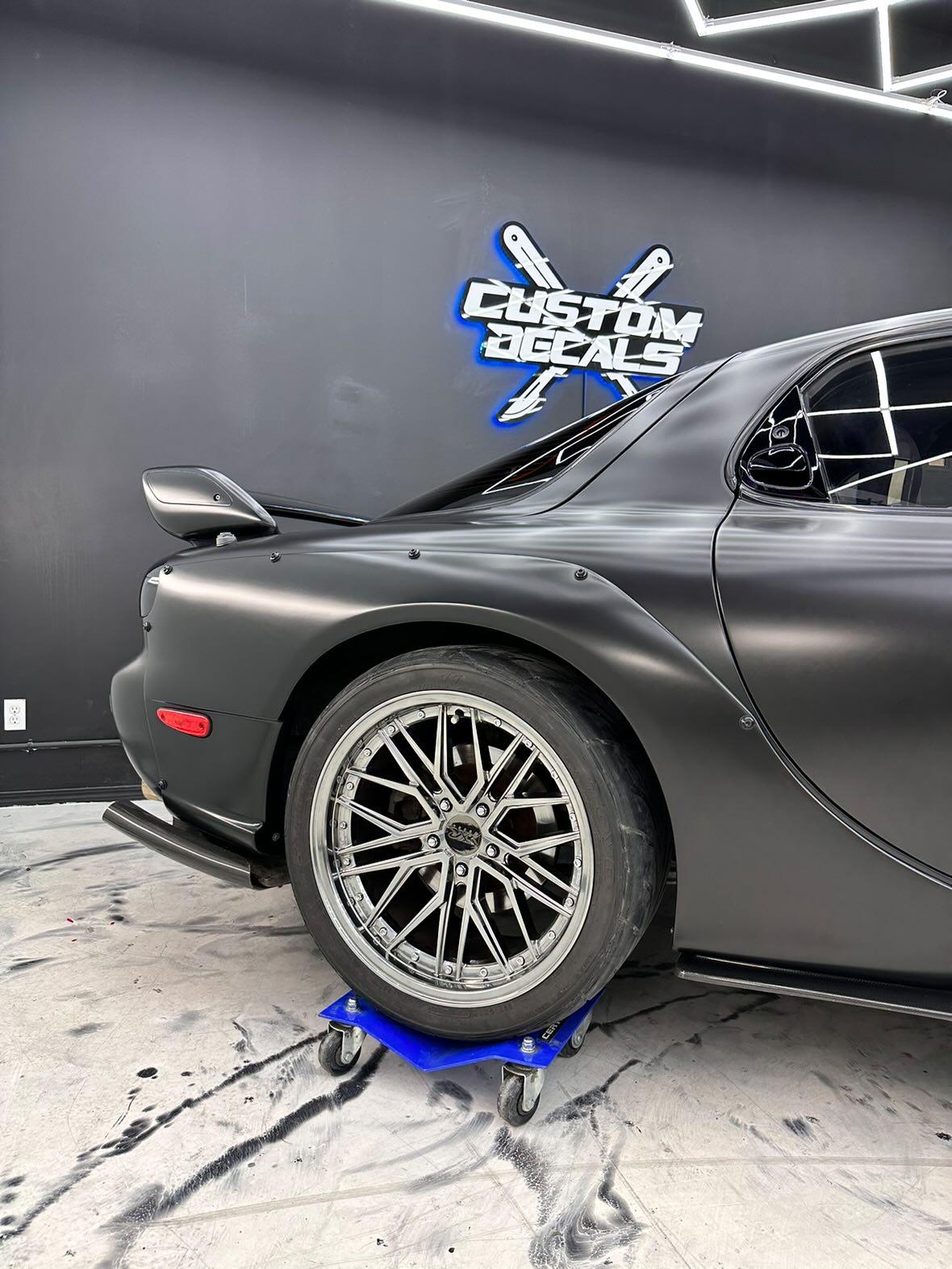 Vehicle wrap work from Custom Decals YYC