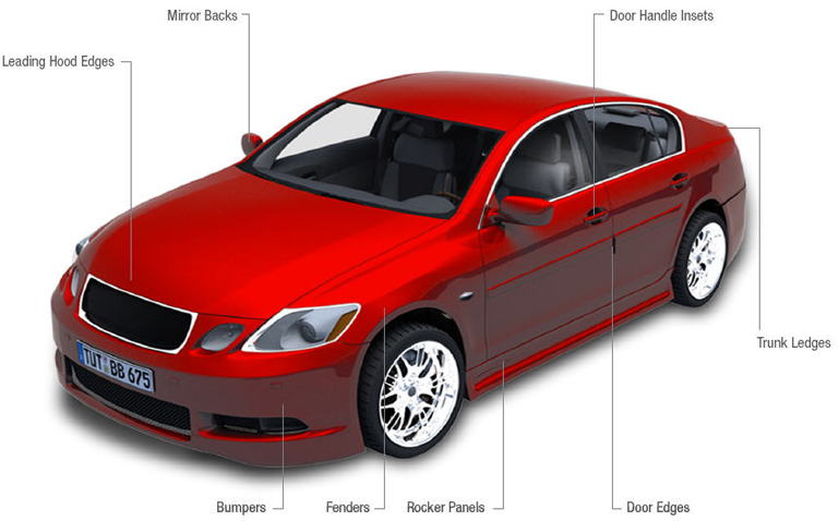 Vehicle wrap work from Barrie Paint Protection