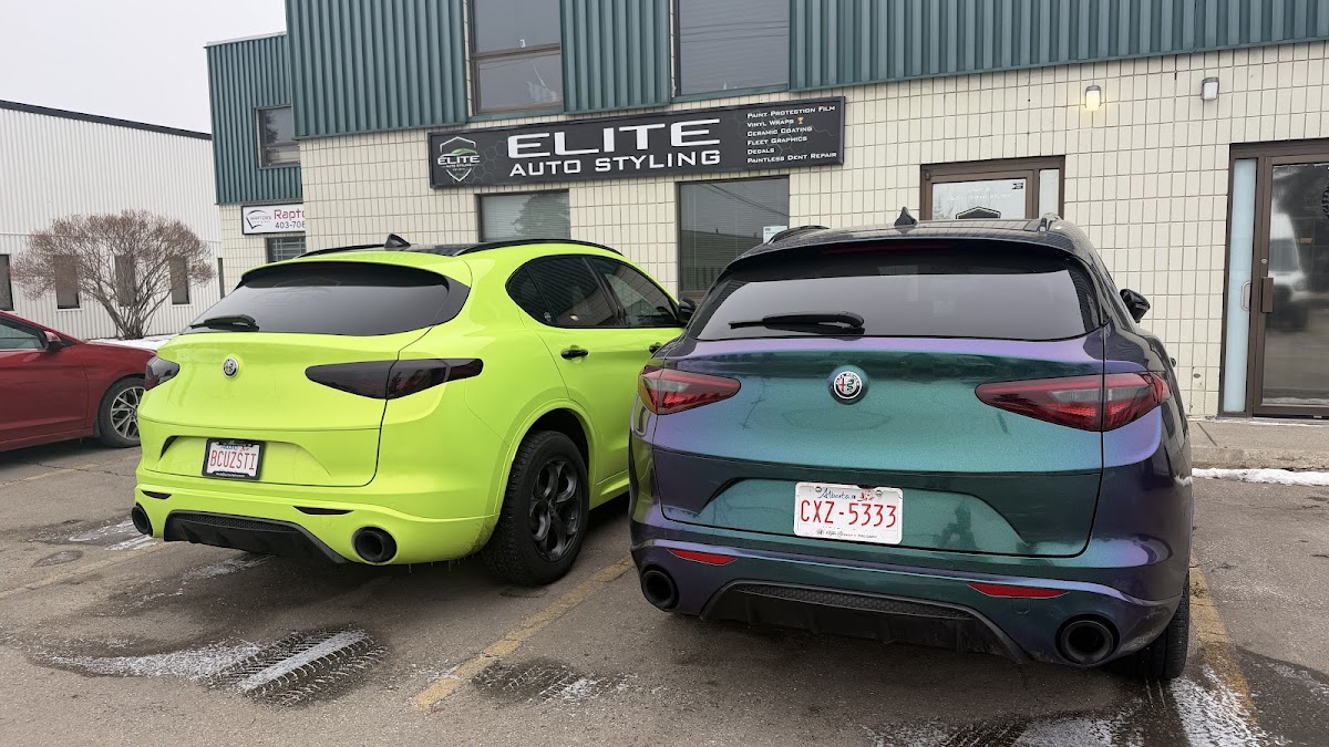 Vehicle wrap work from Elite Auto Styling