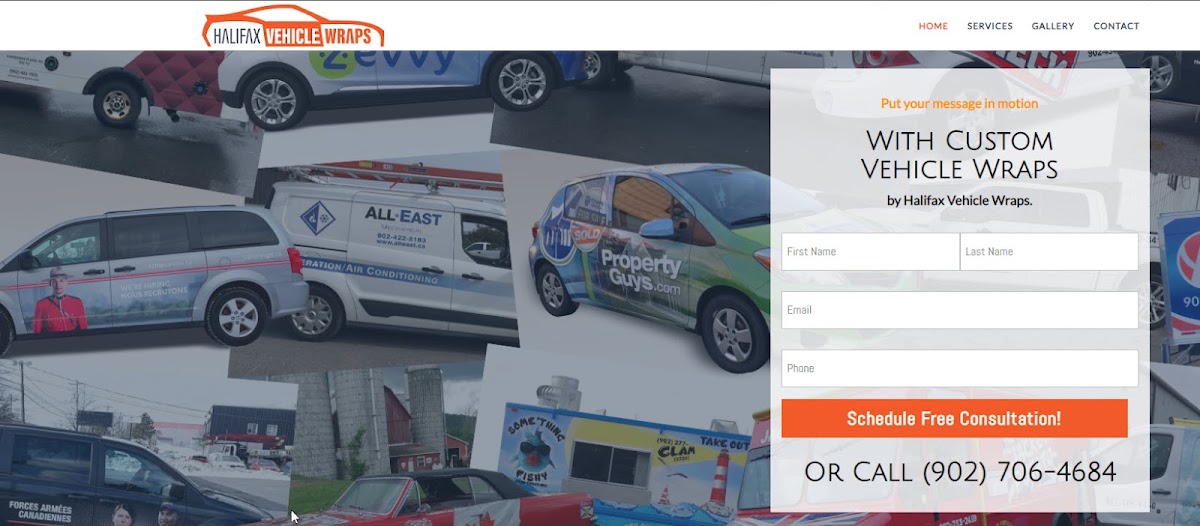 Vehicle wrap work from Halifax Vehical Wraps