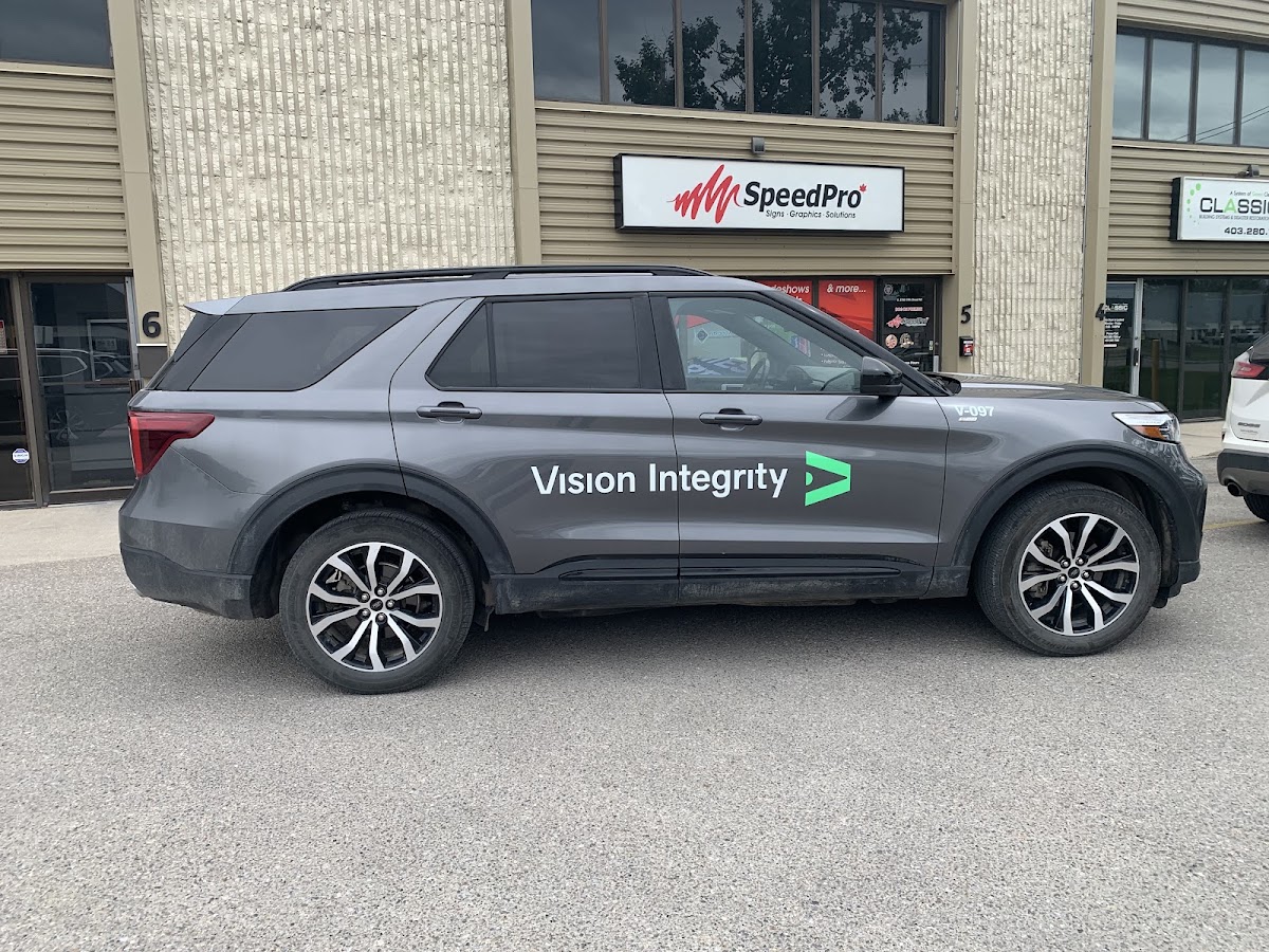 Vehicle wrap work from SpeedPro Signs Calgary NE
