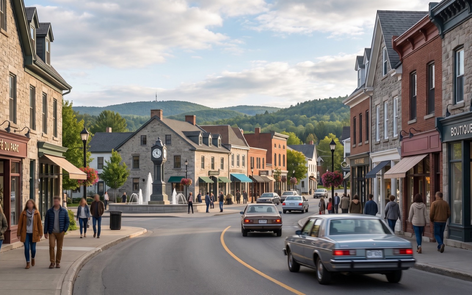 AI-generated editorial landscape inspired by Granby, Quebec