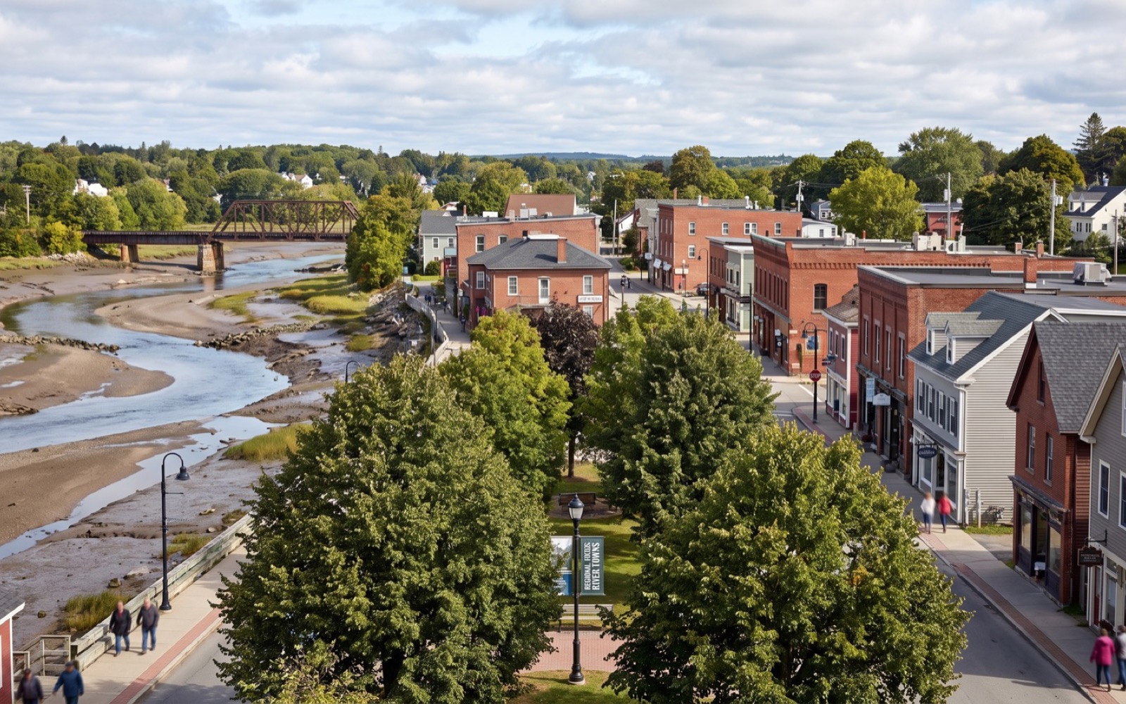 AI-generated editorial landscape inspired by Truro, Nova Scotia