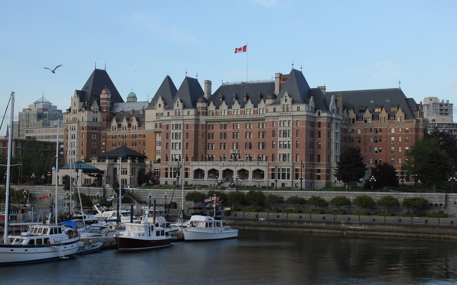 Victoria Harbour and the Fairmont Empress